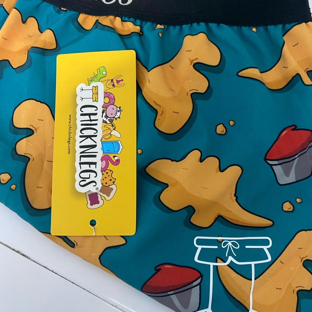 ChicknLegs Men's Athletic Shorts - Dino Nuggets